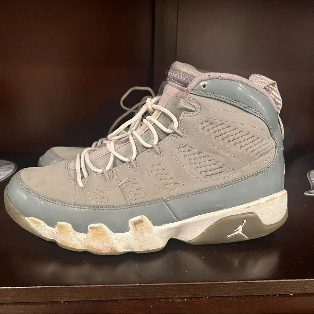 Nike Air Jordan 9 Retro Grey Sneakers Men’s Size 8.5